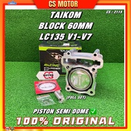 TAIKOM RACING BLOCK LC135 60 PNP Y15 FZ150 BLOCK SIZE 60MM COMBO RACING BLOCK LC135