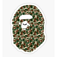 HD Bape Green Sticker