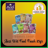 ♈ ◴ Aozi Wet Cat Food Pouch 85gr Aozi Cat Organic Cat Wet Food All Stages [Vamiel Shop]
