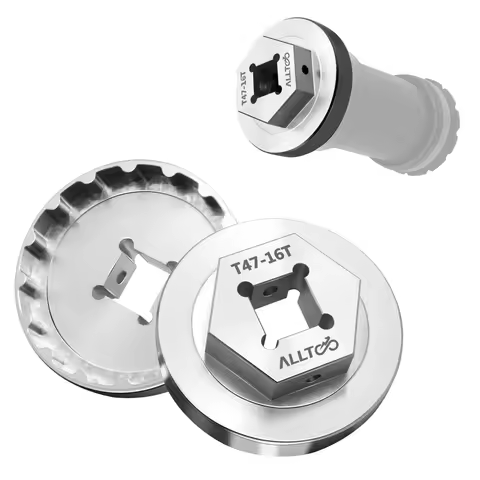 T47 16T Bicycle Bottom Bracket Removal Tool, Compatible with Trek Emonda & SRAM DUB, 52.2mm Aluminum