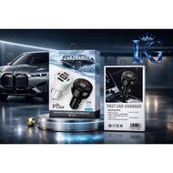 Kingglass Car Charger YY-C88 Universal 4USB A+C 30W New Technology PHEV Car ChargingAdvance [GLX]