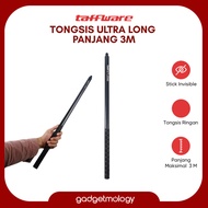 TaffSTUDIO 3M Long Invisible Selfie Stick for Insta360 GoPro Lightweight Long Selfie Stick - YZ530