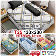 KATUN INTERNAL BEDSHEET 120x200 HEIGHT 25 cm SINGLE BEDSHEET/ HEIGHT 25 INTERNAL 120x200x25 COTTON B