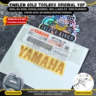 Original Gold Rx King Rear Seat Luggage Toolbox Emblem Sticker 5BP-F153E-60