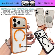 IPH 11 12 13 14 15 16 16e 17 Pro Plus Pro Max fon sarung transparent magnetic phone case casing cove