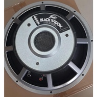 (PETI KAYU) speaker 15 inch model black widow lowrider hitam atau