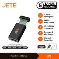 JETE U2 USB Flashdisk 15mbps 4GB 8GB 16GB 32GB 64GB USB 2.0 Slide Push Retractable High Speed Flash 