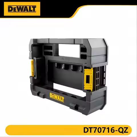 DEWALT DT70716-QZ TSTAK Caddy Case - Connectable, Integrated Transport Handle, Heavy-Duty Tool Box S