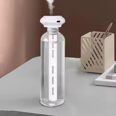 USB Cool Mist Humidifier Portable Spray Cool Mist Purifier Quiet Tiny Travel Humidifier Without Wate