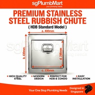 sgPlumbMart HDB Condo Stainless Steel Rubbish Chute with Installation & Replacement SS Chute Inbuilt