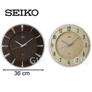 SEIKO Quiet Sweep Wooden Wall Clock AHS558 (AHS558A, AHS558B) [Jam Dinding]