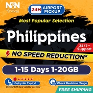 Philippines SIM Card Ultra 1-15 Days 1-20GB 5G/4G Data | Instant Airport Pickup | High Speed Travel 