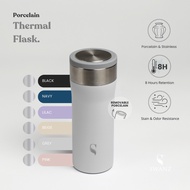 SWANZ Kokoro Plus S 550ml - Vacuum Insulated Thermal Flask, Stainless Steel Travel Tumbler Cup for C