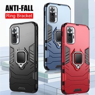 Case Xiaomi Redmi Note 10 Pro 10S Redmi Note 10 5G Mi 10S Car Magnetic Ring Armor Cover Shockproof Stand Phone Cases for Man