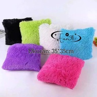 Rasfur Fur Sofa Cushion Size 35*35cm - Square