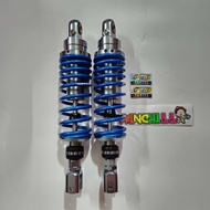 ZERN8.1 โช้คหลัง PCX / XMAX / NMAX สีน้ำเงินแก้ว 300 มิล ZERN8.1 แก๊สกึ่งน้ำมัน + สติ๊กเกอร์