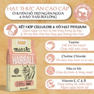Hello Cat 5kg Thức Ăn Hạt Cho Mèo Mọi Lứa Tuổi - HAIRBALL - Tiêu búi lông