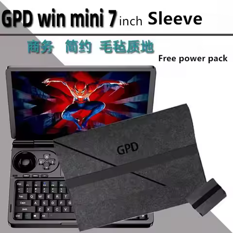 For GPD win mini 7-inch Gaming Console Handheld Sleeve Win Max2 2023 Laptop Case