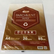 A4 PARCHMENT PAPER 20Sheets 85gsm