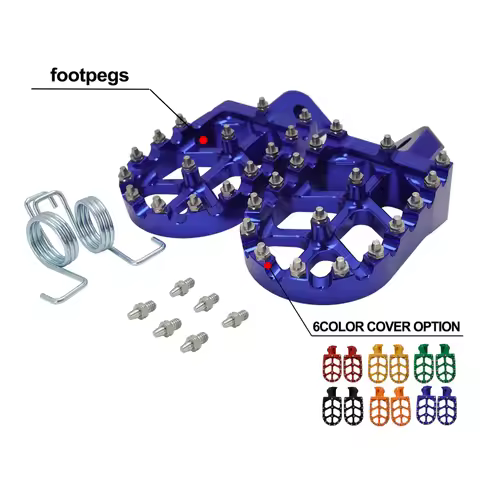 For YAMAHA TW200 PW50 PW80 TTR90 TTR90E Honda CR CRF XR 50 70 80 100 110 KAYO Footpegs Footrests Foo