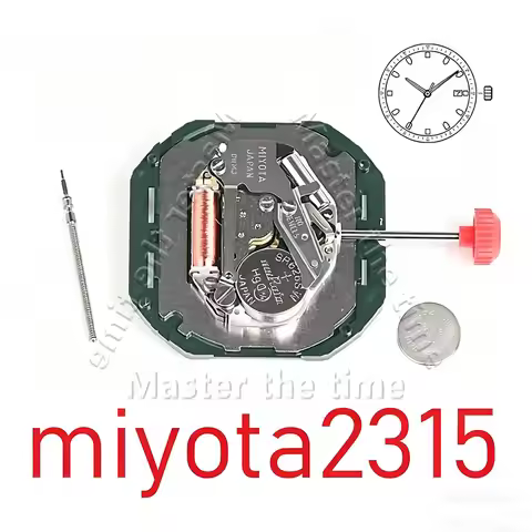 Japanese Miyota 2315 quartz movement, triple-hand design with date function, premium durable metal c