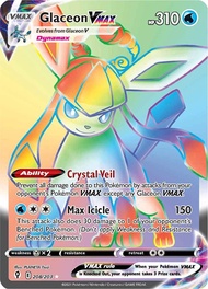 Glaceon VMAX - 208/203 - Secret Rare - Sword & Shield - Evolving Skies