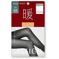 Atsugi ASTIGU 發燒型 60 丹尼黃赭色襪子，尺寸 L-LL，1 雙