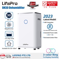 【Ready Stock in SG &amp; Ship in 1 Day】【30L/D for a Whole House】LifePro DH30 30L/D Dehumidifier/ 6.5L Water Tank/ English Panel/ 3-PIN SG Plug/ 2 Years Warranty