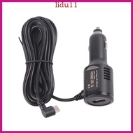 LID Universal 12V 24V Car Charger 5V1 5A Type C Angled Cord USB for Device Charging