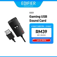 Edifier Hecate GS01 Professional Gaming USB External Sound Card  - Microphone Switch and Volume Knob