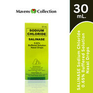 Salinase Sodium Chloride 0.65% Buffered solution NASAL DROP 30ML by Mavens Collection