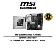 MSI B760M GAMING PLUS WIFI Motherboard (LGA1700 | MATX | 3Y)