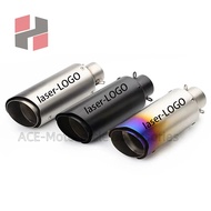 51mm 60mm Motorcycle Pipe Exhaust For HONDA YAMAHA Suzuki Kawasaki CB150R PCX 125 FZ6 Z750  MT07 MT0