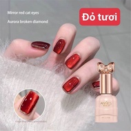 Sơn gel mắt mèo Đỏ ANNIES chính hãng chai 10ml và 15ml chất sơn đậm đặc
