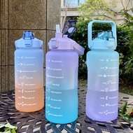 Large Capacity 1500ml 2000ml 2500ml Sport Drinking Water Bottle Air Botol With Handle 大容量水瓶 Sport Bo