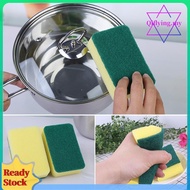 5pcs Scouring Pad Washing Sponge Dish Bowl Pot Pan Cleaner Kitchen Tools