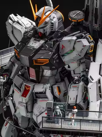 Rx-93 V New 1/60 Pg Metal Structure Action Figures Equipped With Floating Cannon Assembly Model Coll