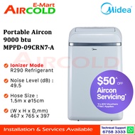 (PRE-ORDER) Midea Portable Aircon 9000BTU MPPD-09CRN7-A