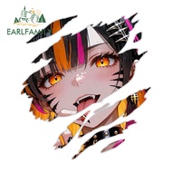 EARLFAMILY Anime Girl Tear Car Stickers Fashion Caravan Electric-Bicycle Tumbler Vehicle Scooter Win