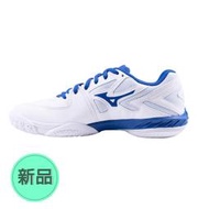 【MST商城】Mizuno WAVE CLAW EL 2 寬楦 羽球鞋 (藍白)