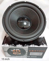 promo.!! Subwoofer Embassy 15 Inch - EM 1556 - Double Voice Coil murah