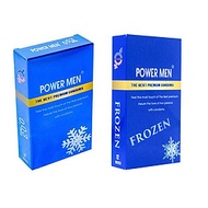 Combo 2 hộp bao cao su có gai gân hương bạc hà Power Men Frozen và bcs siêu mỏng hương bạc hà Power 