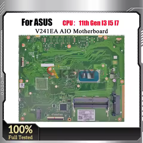 V241EA Laptop Motherboard For ASUS Vivo AiO V241EP V241E Mainboard With I3 I5 I7 CPU fast shipping H
