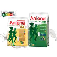 Anlene Gold 5X Actifit 3X Total 10 Plain Milk Powder 600g 800g 1kg and UHT Drink 180ml Essential Nutritious Strong Bone