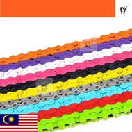 MC- Bicycle Chains Ultralight Cycling Equipment 1/2" x 1/8" Track Blike for BMX Colorful Fixed Gear
