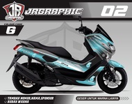 DECAL NMAX 155 OLD PETRONAS- DECALSTICKER NMAX 155- DEKAL STIKER NMAX PETRONAS FULLBODY -DEKAL NMAX