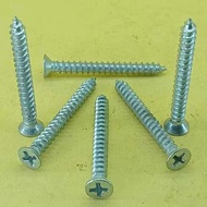 FH FABfh 8x2, 8x1 1/ 2 Inch 200 grams, 8x 3/8 5/8 1/4 JF SCREWS Flat Head Screwdriver + white Wood T