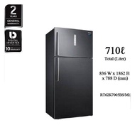 Samsung 711L Refrigerator Top Freezer 2 Door/Peti Ais 2 Pintu Inverter (RT62K7005BS) Peti Sejuk/Fridge/冰箱 RT62K7005BS/ME