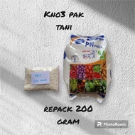 KNo3 fertilizer, farmer's repack 200 grams, PN white prill