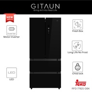 [TEKA] BLACK REFRIGERATOR / FRENCH STYLE REFRIGERATOR / INVERTER REFRIGERATOR / RFD77825GBK